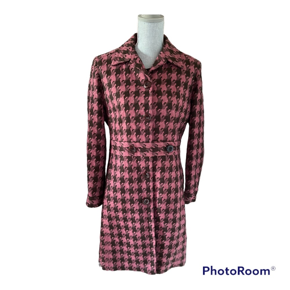 Prague Houndstooth Coat